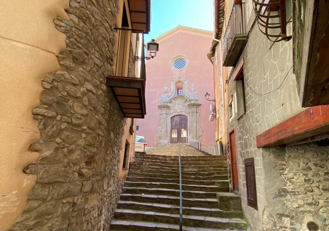 Apartamento Con Encanto En El Pirineo La Pobla de Lillet Buitenkant foto